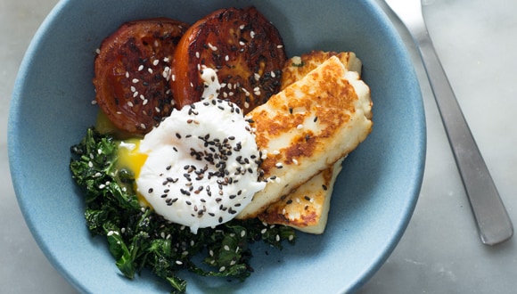 Haloumi Breakfast bowl