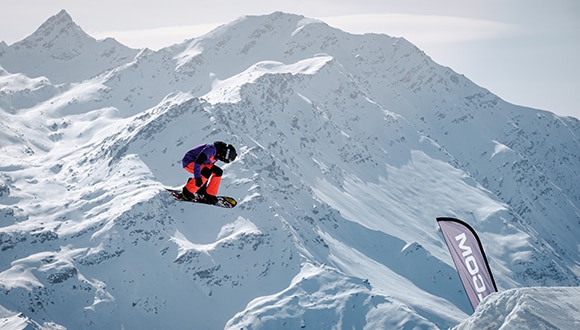 freeride snowboarder Michaela Davis-Meehan 