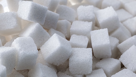 A photo of a sugar cubes